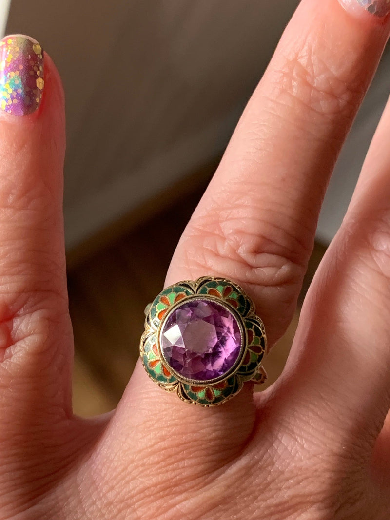Beautiful Lavender Spinel Ring | Rare Engagement Ring | London